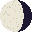 Waning gibbous, 76% lit